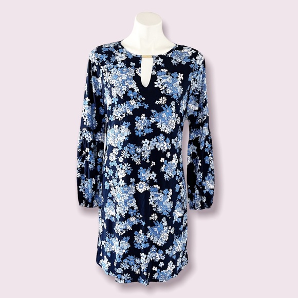 MICHAEL Michael Kors Dresses & Skirts - Michael Kors Midi Dress Floral Long Sleeve Size XL, NWT $110.00